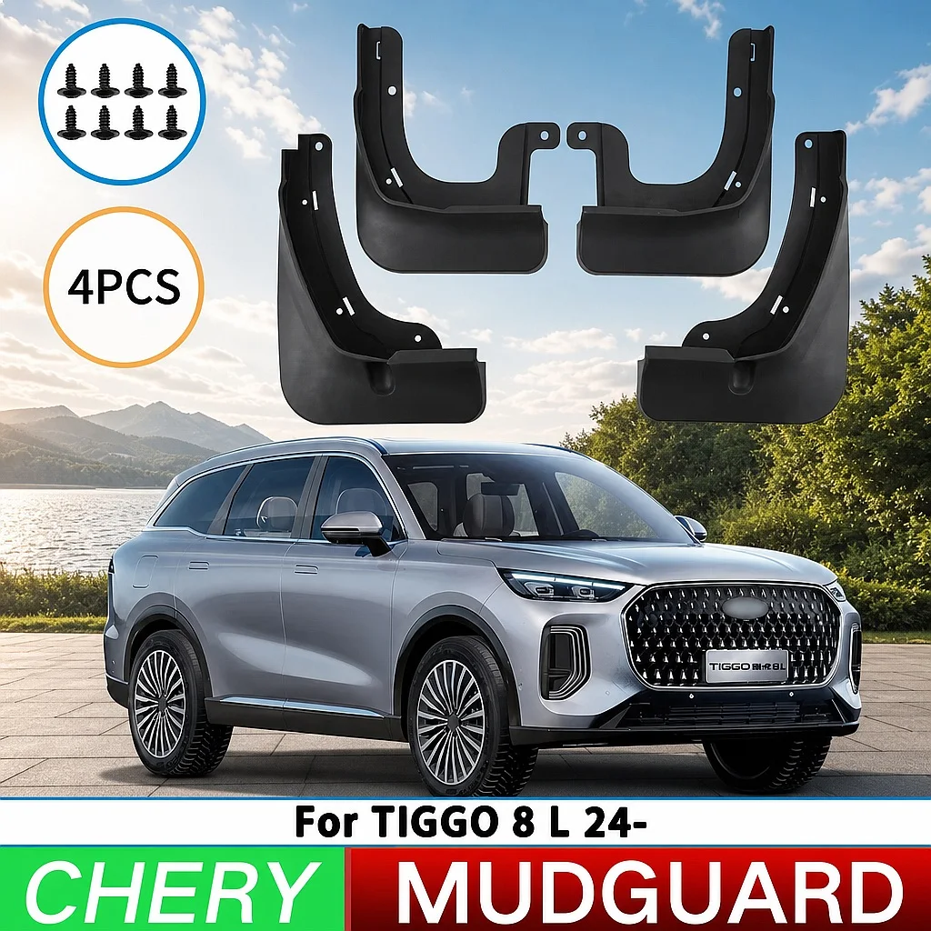 Suitable for Chery Tiggo 8 L 2024 Front Rear Wheel Mudguards Splash Guards Car Accessories
Suitable for Chery Tiggo 8 L 2024 Front Rear Wheel Mudguards Splash Guards Car Accessories