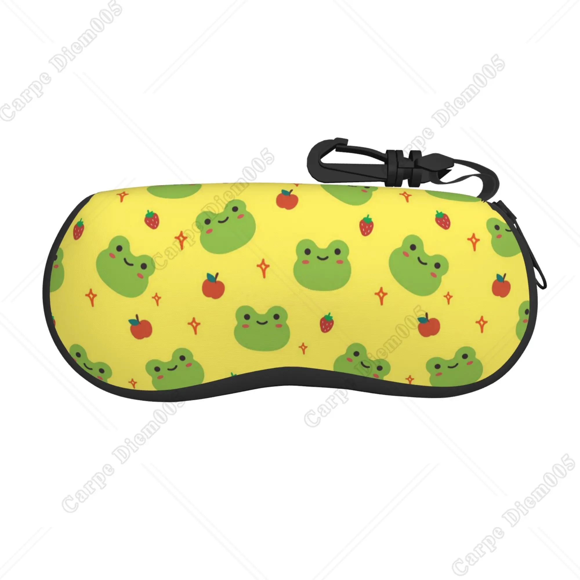 Cartoon Frog Apple Cute Animals Yellow Sunglass Case Women Sunglasses Pouch Print Eyewear Accessories One Size with Belt Clip
Cartoon Frog Apple Cute Animals Yellow Sunglass Case Women Sunglasses Pouch Print Eyewear Accessories One Size with Belt Clip