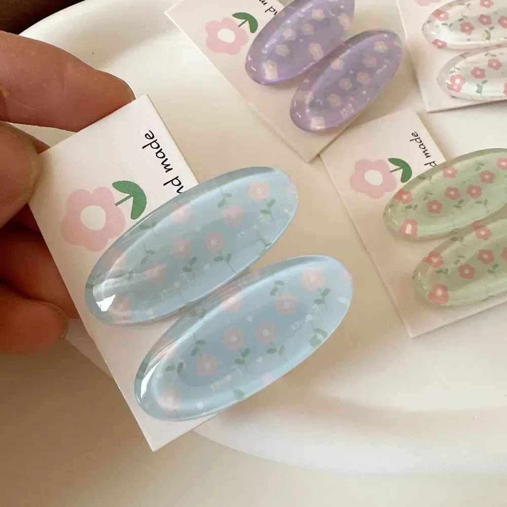Pastoral Style Sweet Floral Oval Hairpin Girl Flower Side Bangs Clip Fashionable Hair Accessories
Pastoral Style Sweet Floral Oval Hairpin Girl Flower Side Bangs Clip Fashionable Hair Accessories