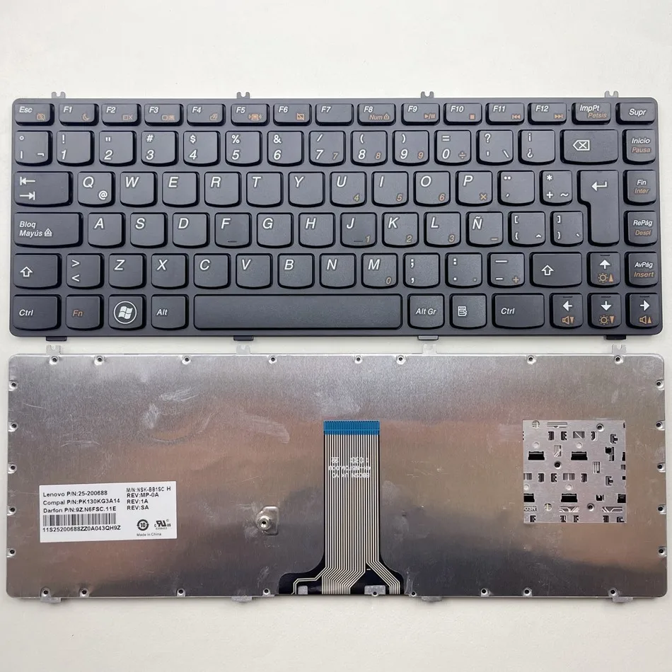 Клавиатура для ноутбука Lenovo Y470A, Y470P, Y470N, Y471, Y471A, Y471P, черная рамка
Клавиатура для ноутбука Lenovo Y470A, Y470P, Y470N, Y471, Y471A, Y471P, черная рамка