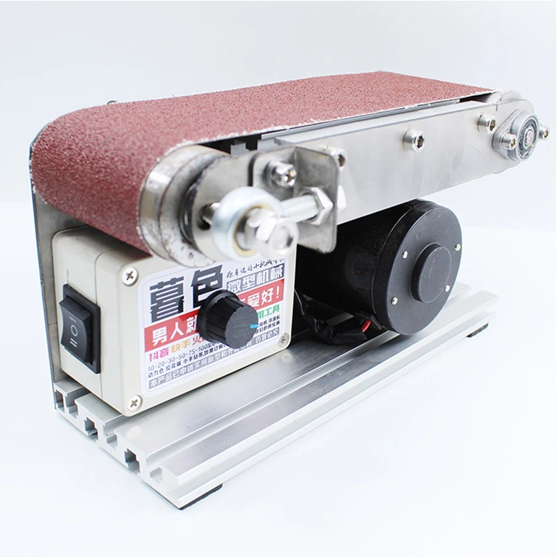Small desktop multifunctional belt grinder Knife grinder Micro Electric Polisher Metal Woodworking Grinder 1-7000RPM
Small desktop multifunctional belt grinder Knife grinder Micro Electric Polisher Metal Woodworking Grinder 1-7000RPM