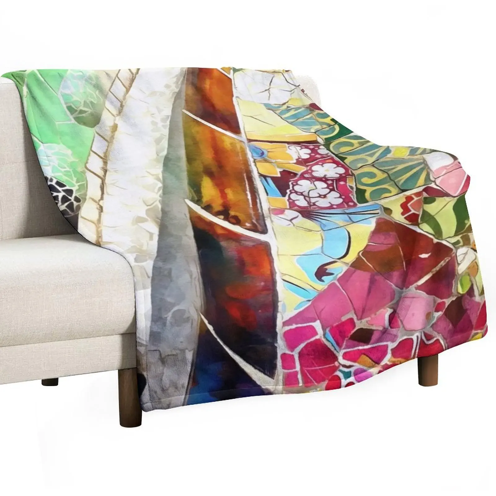 Gaudi Barselona mosaic Throw Blanket Lightweight Warm Blanket for Indoor Outdoor Use
Gaudi Barselona mosaic Throw Blanket Lightweight Warm Blanket for Indoor Outdoor Use