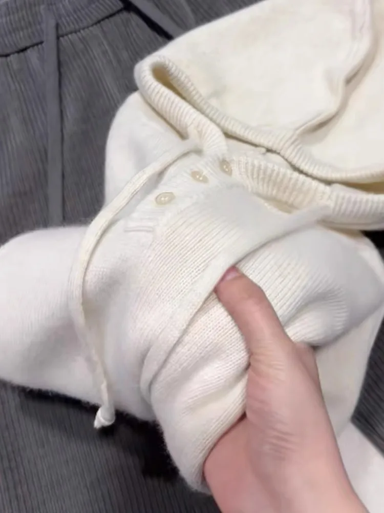 Korean Sle Casual Long Sve Knitted Sweater Women's Hoodie Comfortable Commute Faion Autumn Collection Poised Knitwear
Korean Sle Casual Long Sve Knitted Sweater Women's Hoodie Comfortable Commute Faion Autumn Collection Poised Knitwear