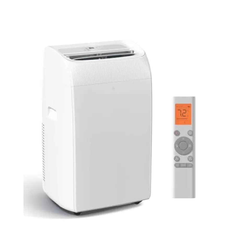 Portable air conditioner for bedroom/office/dorm/apartment, aluminum housing, white, 14000 BTU cooling capacity with 4-in-1 fun
Portable air conditioner for bedroom/office/dorm/apartment, aluminum housing, white, 14000 BTU cooling capacity with 4-in-1 fun