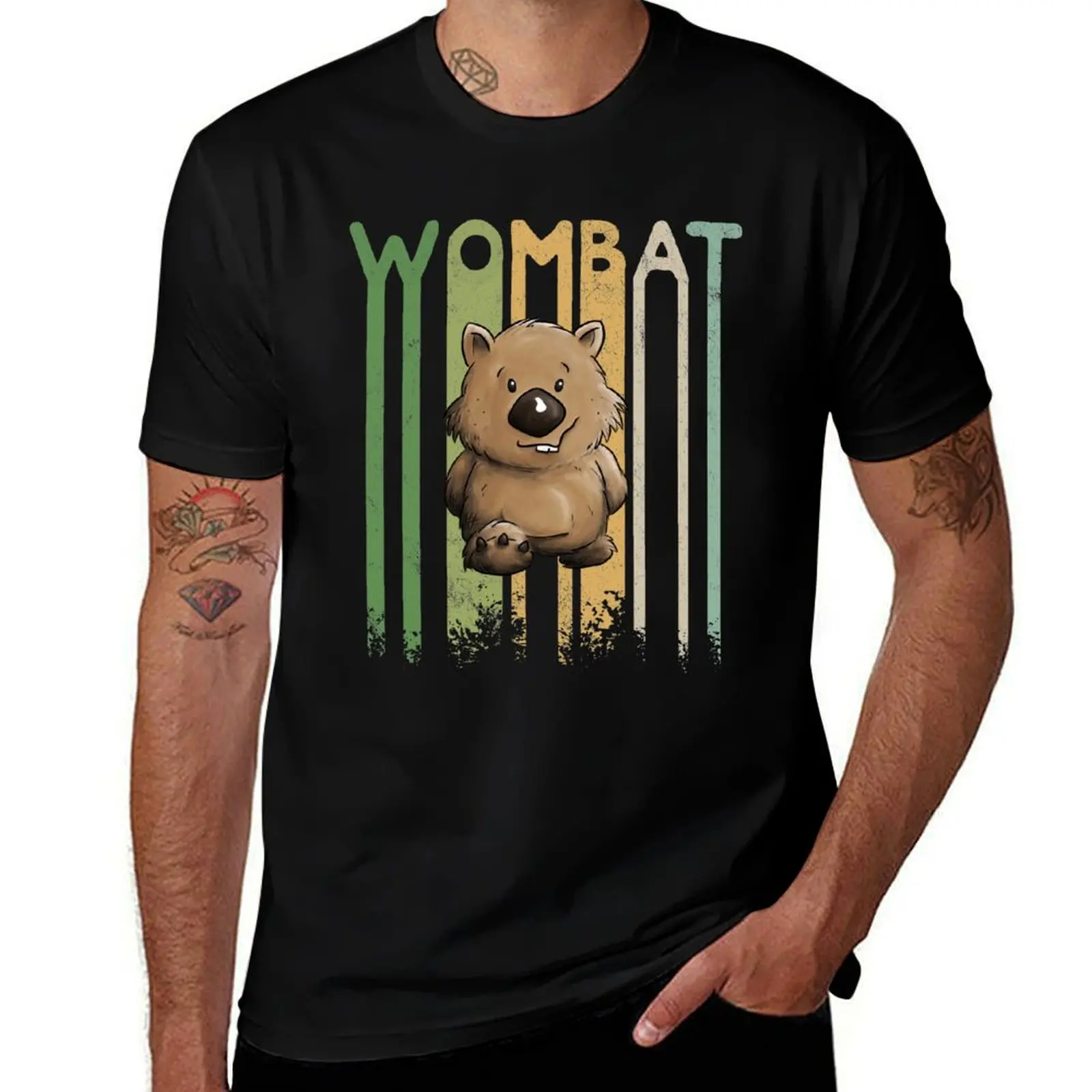 Funky Retro Style Cute Cartoon Marsupial Wombat T-Shirt blue archive fashion shirts funny shirt cotton fitted t shirts for men
Funky Retro Style Cute Cartoon Marsupial Wombat T-Shirt blue archive fashion shirts funny shirt cotton fitted t shirts for men