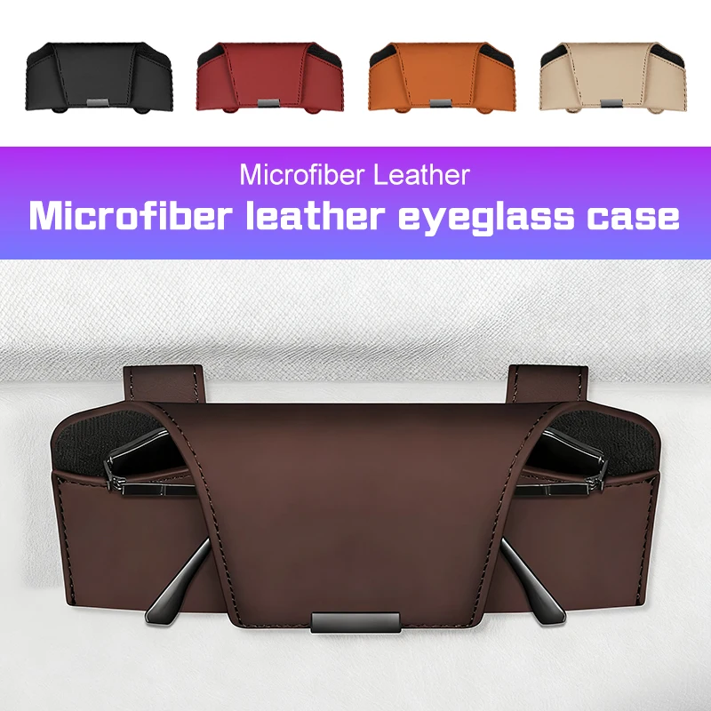 Car eyeglass cases, automatic sunshades, leather eyeglass frames, sunglasses holders, and card/sticker organizers
Car eyeglass cases, automatic sunshades, leather eyeglass frames, sunglasses holders, and card/sticker organizers