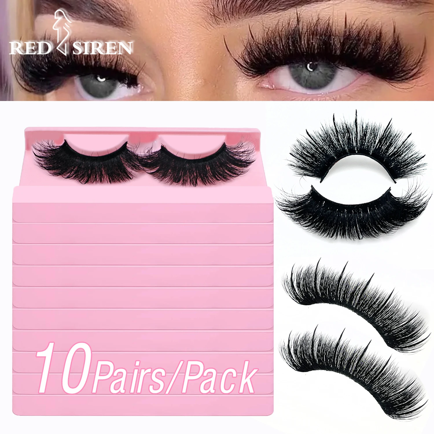 Free Shipping 10Pairs/Pack Fluffy Wispy Natural Strip Lashes With Spikes Wholesale in Bulk Faux Mink Lashes Supplies
Free Shipping 10Pairs/Pack Fluffy Wispy Natural Strip Lashes With Spikes Wholesale in Bulk Faux Mink Lashes Supplies