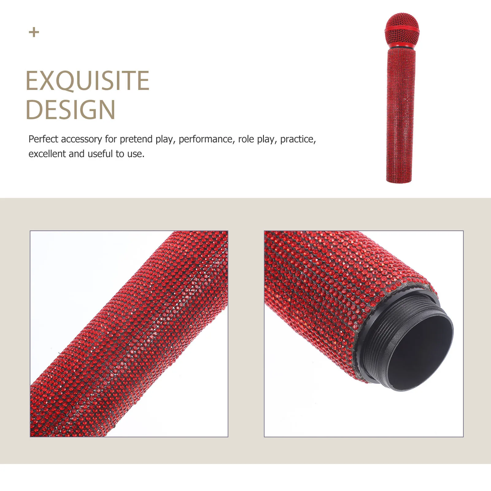 1pc Simulated -Studded Microphone Prop Kids Fake Mic For Pretend Play Role Play Stage Performance Singing
1pc Simulated -Studded Microphone Prop Kids Fake Mic For Pretend Play Role Play Stage Performance Singing