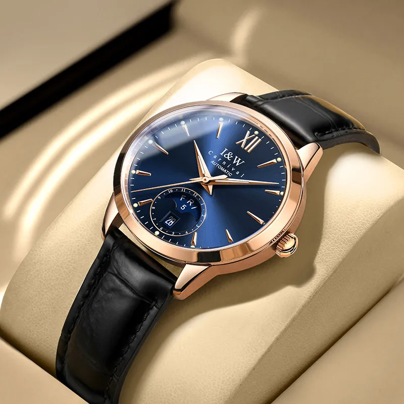 I&W CARNIVAL Luxury Brand Japan MIYOTA Automatic Mechanical Women's Watches Moon Phase Waterproof Week Display Clock 527L
I&W CARNIVAL Luxury Brand Japan MIYOTA Automatic Mechanical Women's Watches Moon Phase Waterproof Week Display Clock 527L