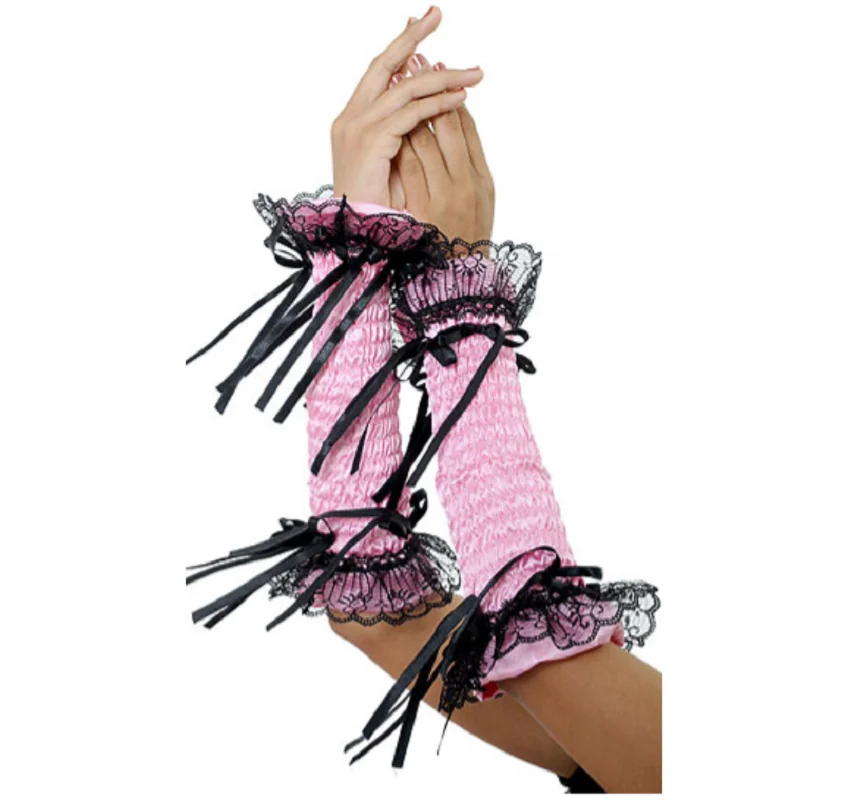 Hot selling sissy has elastic maid Cosplay accessories customized from wrist to elbow
Hot selling sissy has elastic maid Cosplay accessories customized from wrist to elbow