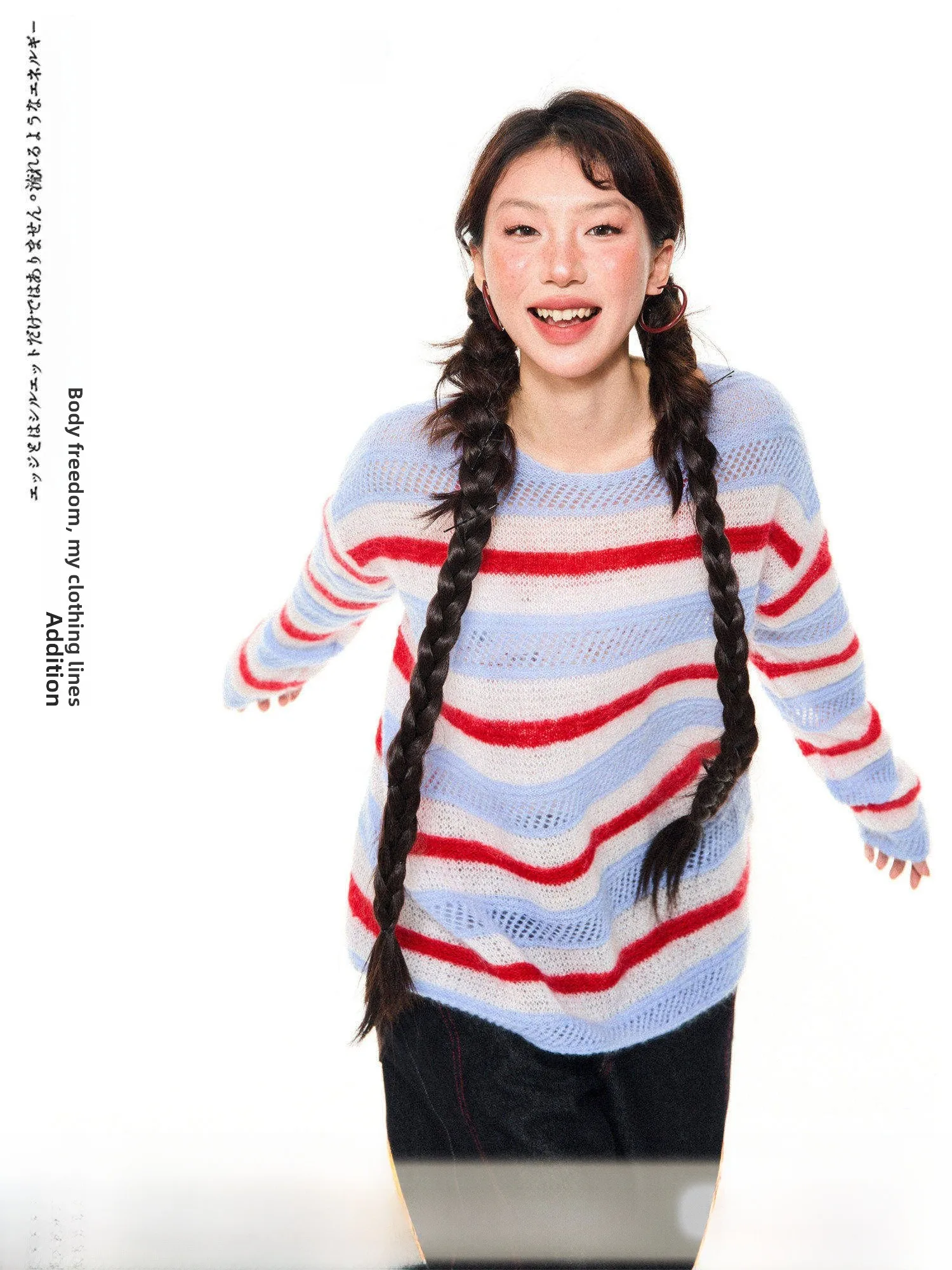 Young Stage American Sle Hollow out Striped Loose Women's Knitwear Early Autumn Lazy Overhead Top Vintage Loose Fit Long Sl...
Young Stage American Sle Hollow out Striped Loose Women's Knitwear Early Autumn Lazy Overhead Top Vintage Loose Fit Long Sl...