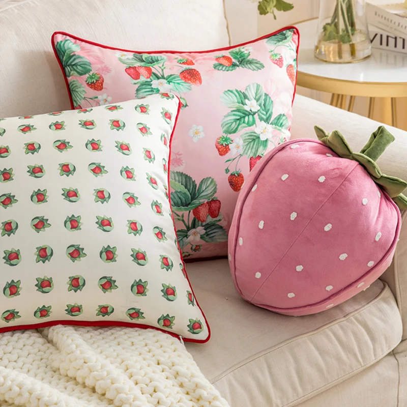 Strawberry Pillowcase White Rabbit Pink Livingroom Decorative Pillows for Sofa Bedroom Sleeping Pillow Home Decorative Cushion
Strawberry Pillowcase White Rabbit Pink Livingroom Decorative Pillows for Sofa Bedroom Sleeping Pillow Home Decorative Cushion