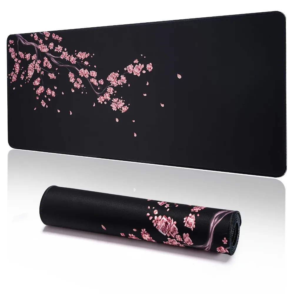 Multi-functional mousepad with cherry blossom design is suitable for gaming office use. It is an anti-slip rubber keyboard pad
Multi-functional mousepad with cherry blossom design is suitable for gaming office use. It is an anti-slip rubber keyboard pad