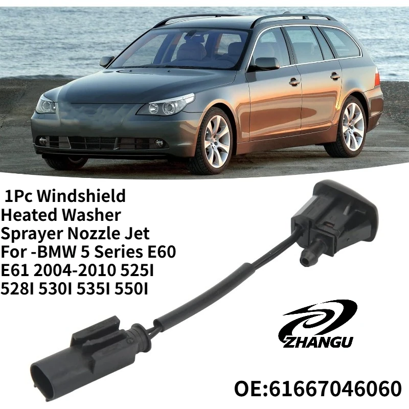 1Pc Windshield Heated Washer Sprayer Nozzle Jet 61667046060 For -BMW 5 Series E60 E61 2004-2010 525I 528I 530I 535I 550I
1Pc Windshield Heated Washer Sprayer Nozzle Jet 61667046060 For -BMW 5 Series E60 E61 2004-2010 525I 528I 530I 535I 550I