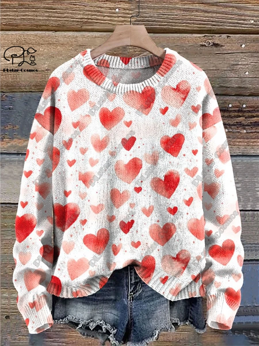 PLstar Cosmos New 3D Printed Colorful Heart Pattern Ugly Sweater Winter Street Casual Unisex
PLstar Cosmos New 3D Printed Colorful Heart Pattern Ugly Sweater Winter Street Casual Unisex