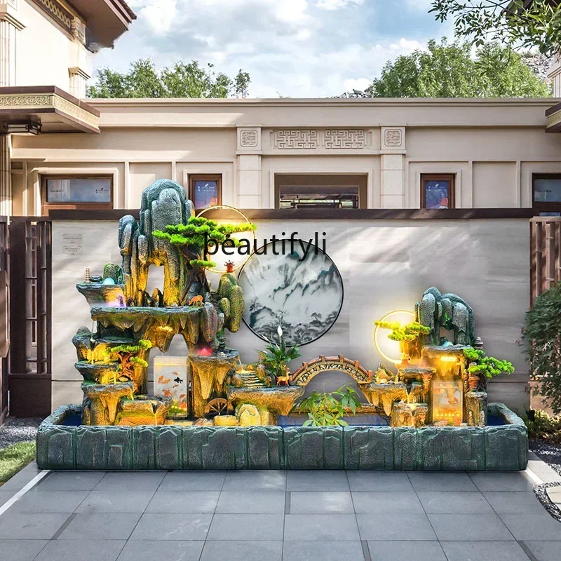 45Artificial Mountain and Fountain Large Fish Pond Fish Tank Courtyard Meeting Garden Landscape Landscaping Decoration
45Artificial Mountain and Fountain Large Fish Pond Fish Tank Courtyard Meeting Garden Landscape Landscaping Decoration