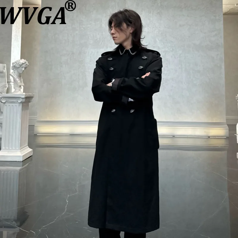 Мужской тренчкот WVGA в стиле Ямамото с вышивкой, отложным воротником, модный, повседневный, нишевый, шикарный, весна-осень, новинка, Ins W21346
Мужской тренчкот WVGA в стиле Ямамото с вышивкой, отложным воротником, модный, повседневный, нишевый, шикарный, весна-осень, новинка, Ins W21346
