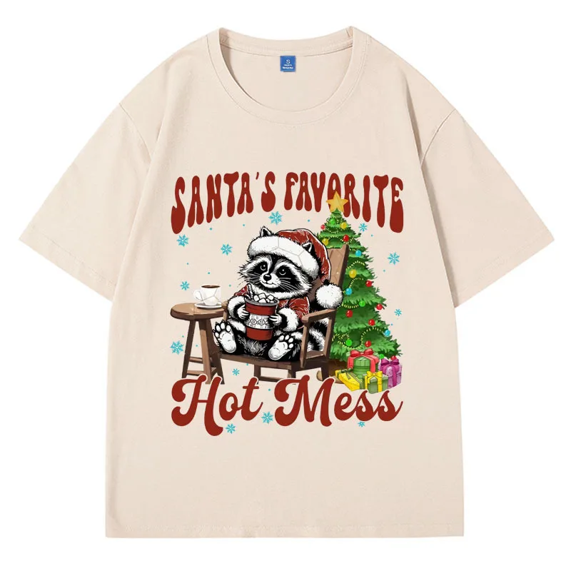Raccoon Christmas Graphic T Shirts Funny Sorry Santa L've Been Feral Raccoon Santa Claus T-shirt Men Women Clothing Short Sleeve
Raccoon Christmas Graphic T Shirts Funny Sorry Santa L've Been Feral Raccoon Santa Claus T-shirt Men Women Clothing Short Sleeve