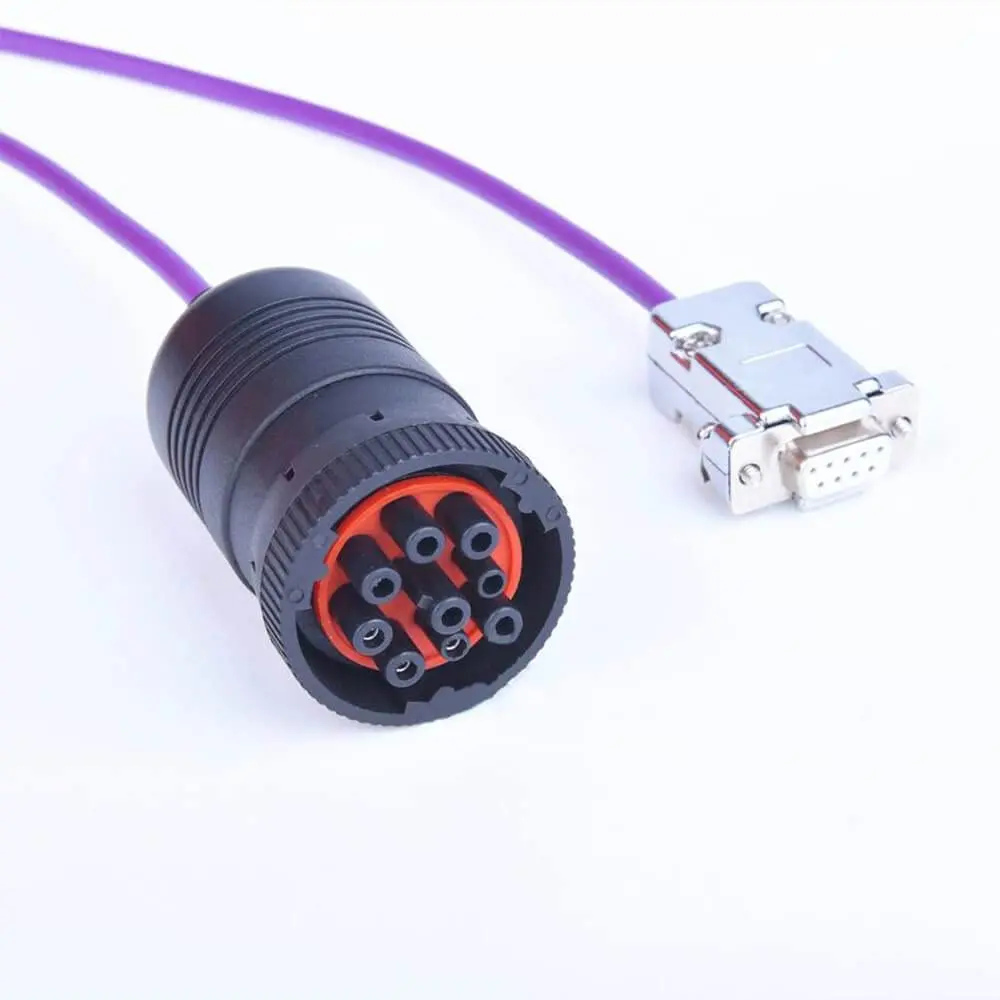 0.5m DB9 to J1939 Cable Adapter Cord for Vehicle Communication 9-Pin Serial Cable for Diagnostic Equipment
0.5m DB9 to J1939 Cable Adapter Cord for Vehicle Communication 9-Pin Serial Cable for Diagnostic Equipment