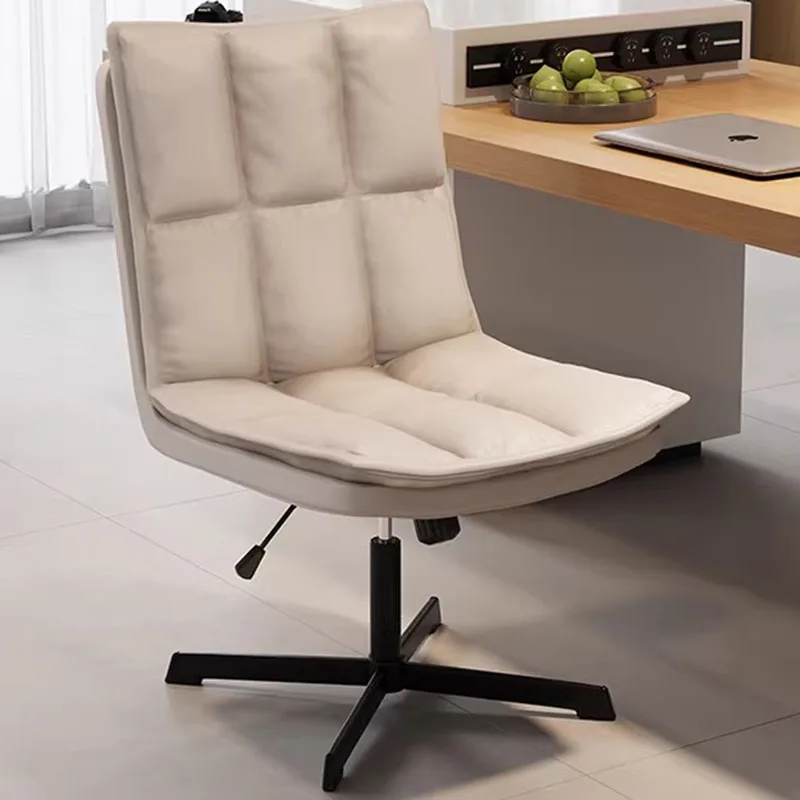 Comfortable Cushion Office Chair Leather Lazy Modern Vanity Office Chair Swivel Backrest Sillas De Oficina Trendy Furniture
Comfortable Cushion Office Chair Leather Lazy Modern Vanity Office Chair Swivel Backrest Sillas De Oficina Trendy Furniture