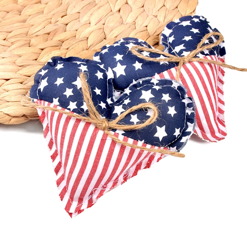Cross‑border Soft Stuffed Cotton Heart Figurines Independence Day Tabletop Decor for Western Festival Party Home Tray Layout
Cross‑border Soft Stuffed Cotton Heart Figurines Independence Day Tabletop Decor for Western Festival Party Home Tray Layout
