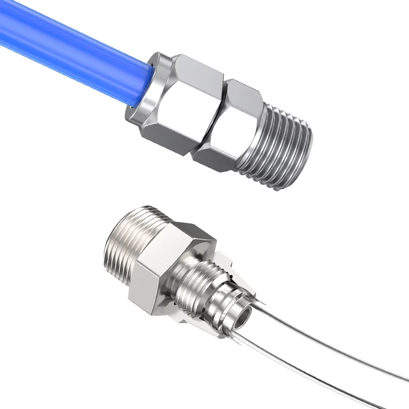 304 stainless steel pneumatic joint pipe joint trachea hose quick tightening joint 1/8''1/4''3/8''1/2'' BSP external thread
304 stainless steel pneumatic joint pipe joint trachea hose quick tightening joint 1/8''1/4''3/8''1/2'' BSP external thread