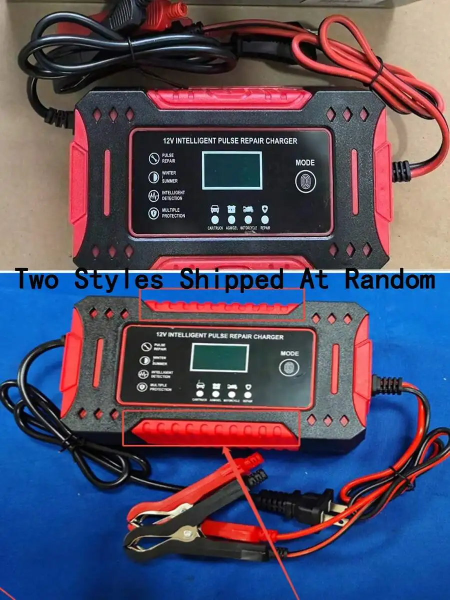 12V 6A Intelligent Pulse Repair Charger For Car Motorcycle AGM Gel Lead-Acid Battery LCD Display EU US Plug
12V 6A Intelligent Pulse Repair Charger For Car Motorcycle AGM Gel Lead-Acid Battery LCD Display EU US Plug
