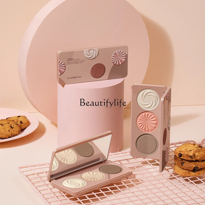 Three-Color Shading Powder Plate Matte Highlight Shadow Nose Shadow Blush Brightening Hairline Powder
Three-Color Shading Powder Plate Matte Highlight Shadow Nose Shadow Blush Brightening Hairline Powder