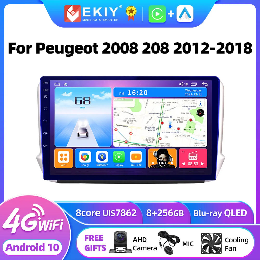 EKIY T7 QLED DSP Android авто радио для Peugeot 2008 208 2012- 2018 Стерео DVD Автомобильный мультимедийный видеоплеер 2din Carplay GPS Navi
EKIY T7 QLED DSP Android авто радио для Peugeot 2008 208 2012- 2018 Стерео DVD Автомобильный мультимедийный видеоплеер 2din Carplay GPS Navi