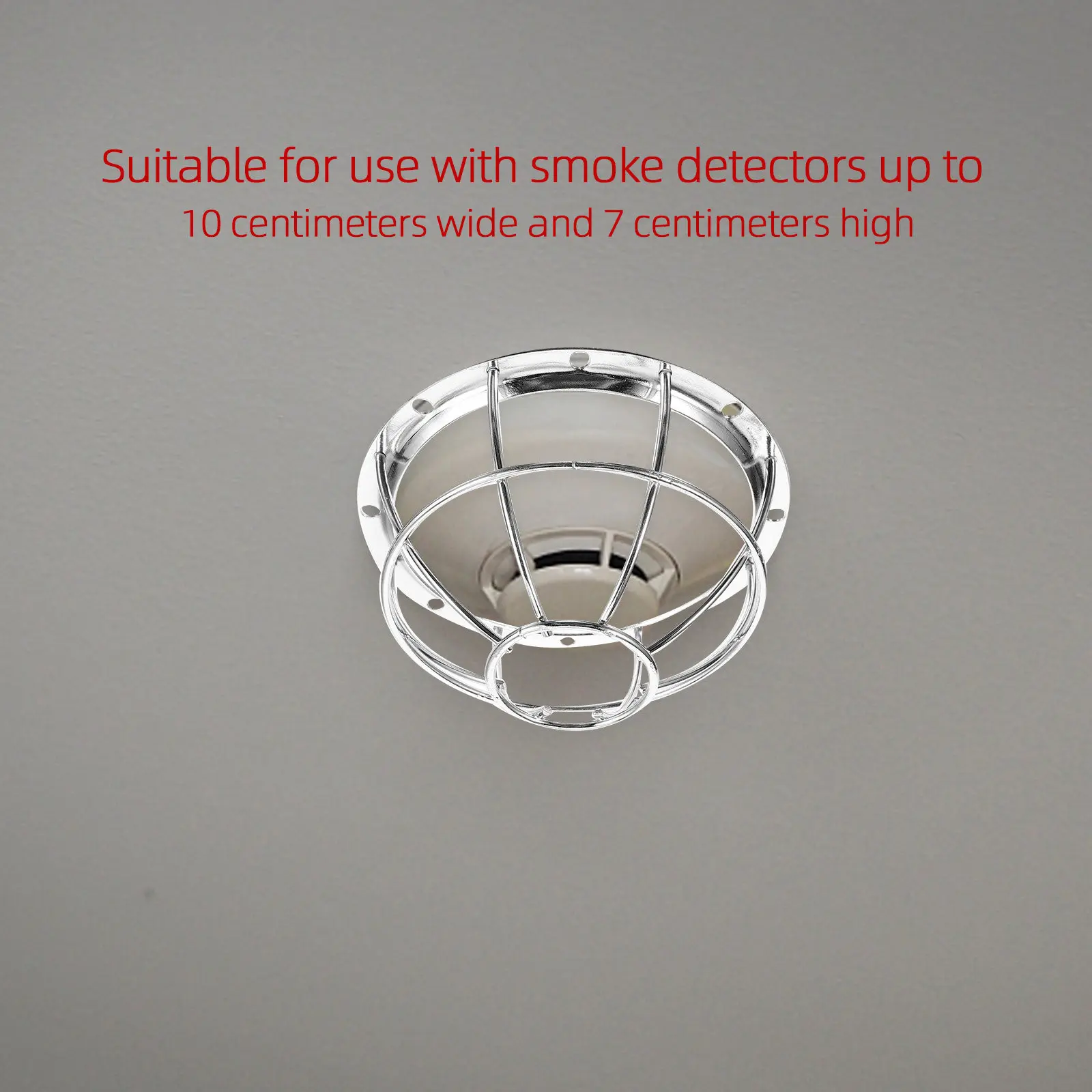 Smoke Cover 106-132Mm Iron Wire Mesh Adjustable Base Impact Resistant Protector Guard Cage for Security
Smoke Cover 106-132Mm Iron Wire Mesh Adjustable Base Impact Resistant Protector Guard Cage for Security