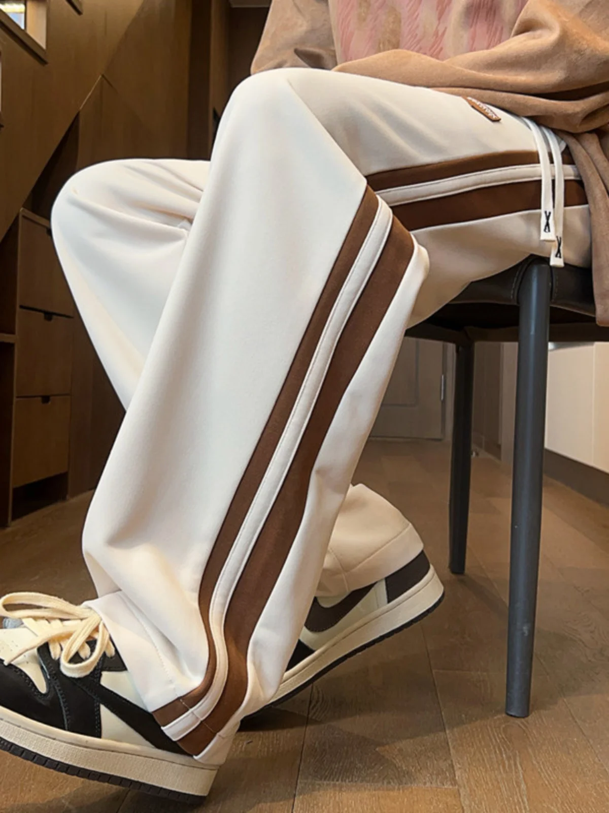 Loose Wide Leg Pants Men's Casual Trousers Spring Autumn Khaki Patchwork Straight Cut Anti-Wrinkle Faionable Youth Sle
Loose Wide Leg Pants Men's Casual Trousers Spring Autumn Khaki Patchwork Straight Cut Anti-Wrinkle Faionable Youth Sle