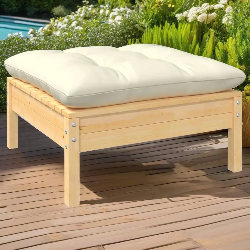 3-Piece Pinewood Patio Lounge Set with Cream Cushions - Stylish Outdoor Furniture
3-Piece Pinewood Patio Lounge Set with Cream Cushions - Stylish Outdoor Furniture