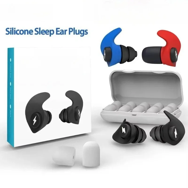 Sleep Noise Reduction Ear Plugs NRR 32dB 3 Layer Soft Silicone Tapered Sound Insulation Ear Protector For Travel Study
Sleep Noise Reduction Ear Plugs NRR 32dB 3 Layer Soft Silicone Tapered Sound Insulation Ear Protector For Travel Study