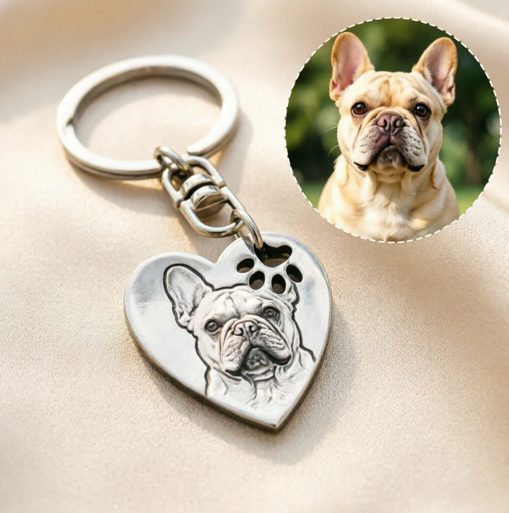 Custom Engraved Pet Photo Keychain Stainless Steel Heart Dog Cat Memorial Sympathy Gift for Pet Lovers Personal Keepsake Jewelry
Custom Engraved Pet Photo Keychain Stainless Steel Heart Dog Cat Memorial Sympathy Gift for Pet Lovers Personal Keepsake Jewelry