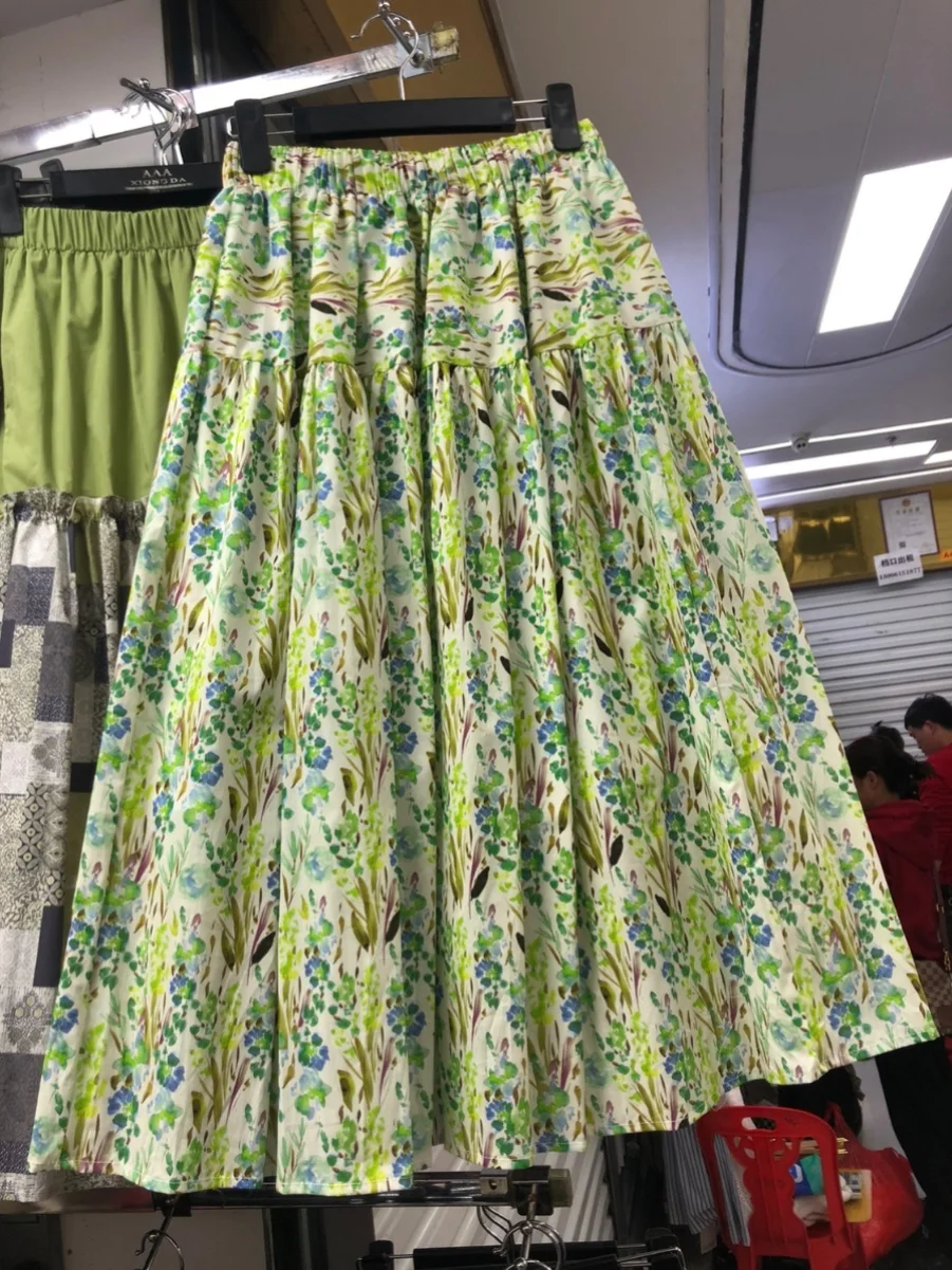 Fre Sle, картина маслом, цветочная юбка f, женская весна-лето, корейская ретро-юбка трапециевидной формы с эластичной резинкой на талии
Fre Sle, картина маслом, цветочная юбка f, женская весна-лето, корейская ретро-юбка трапециевидной формы с эластичной резинкой на талии