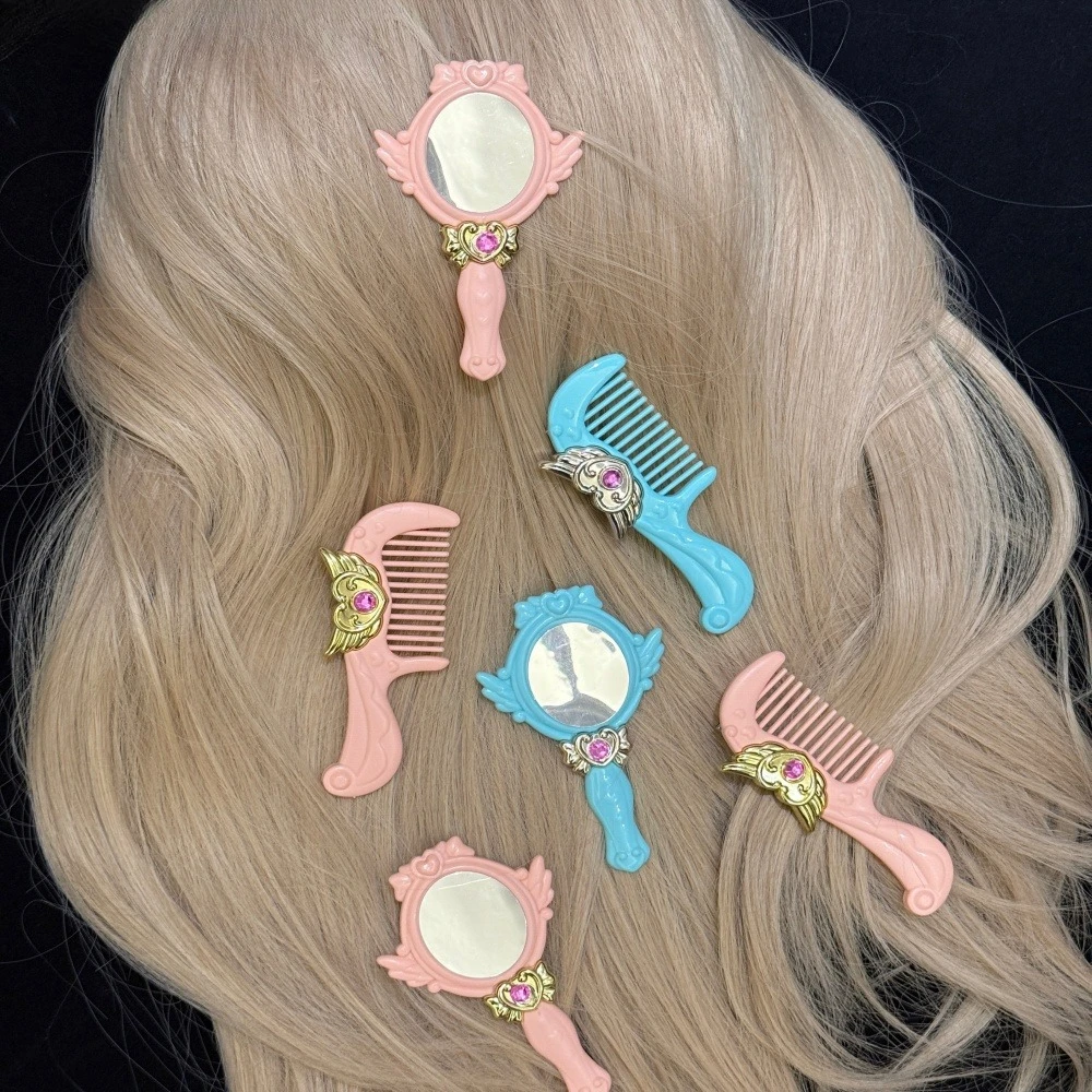 Original Angel Beautiful Comb Mirror Shaped Hairpin Girl Dreamy Hairpin Harajuku Sweet Subcultural Gothic Decorative Accessories
Original Angel Beautiful Comb Mirror Shaped Hairpin Girl Dreamy Hairpin Harajuku Sweet Subcultural Gothic Decorative Accessories