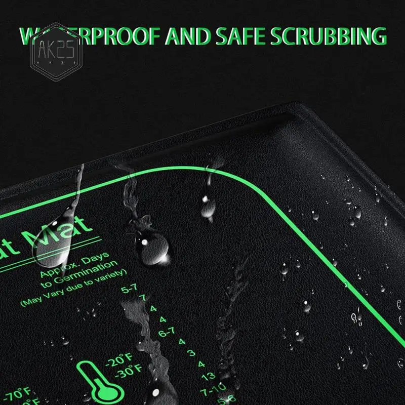 AK25-50W Грелка для рассады с термостатом и температурной настройкой от 5 лет ℃ До 42 ℃ Для роста растений, вилка европейского стандарта 
AK25-50W Грелка для рассады с термостатом и температурной настройкой от 5 лет ℃ До 42 ℃ Для роста растений, вилка европейского стандарта