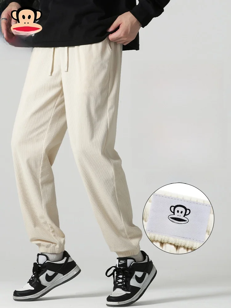 Мужские повседневные брюки Paul Frank из плотного вельвета свободного кроя, осенняя новинка, спортивные брюки с принтом Big Mouth Monkey, повседневные брюки
Мужские повседневные брюки Paul Frank из плотного вельвета свободного кроя, осенняя новинка, спортивные брюки с принтом Big Mouth Monkey, повседневные брюки