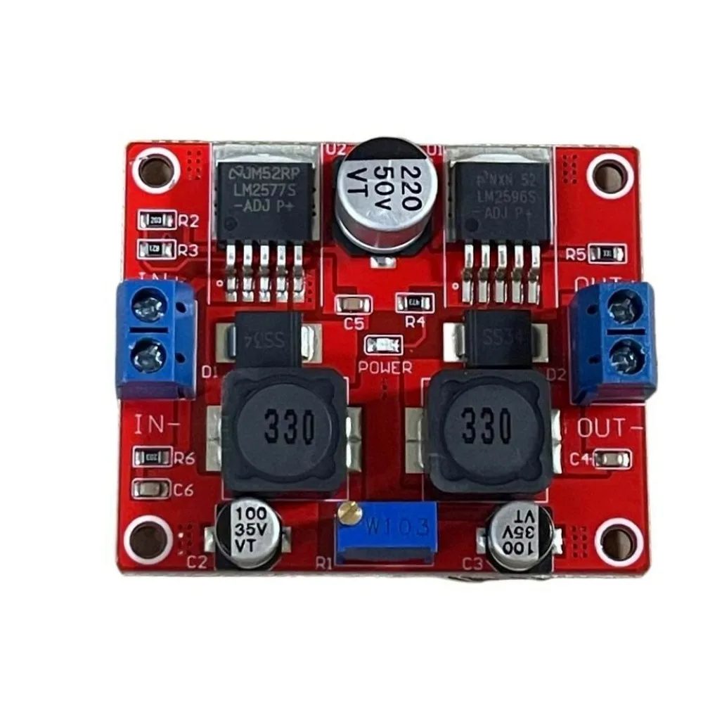LM2596S Auto Boost Buck Converter Module Wide Input Voltage 3V to 40V DC DC Step Up Down Power Supply for Solar Panel Car Power
LM2596S Auto Boost Buck Converter Module Wide Input Voltage 3V to 40V DC DC Step Up Down Power Supply for Solar Panel Car Power