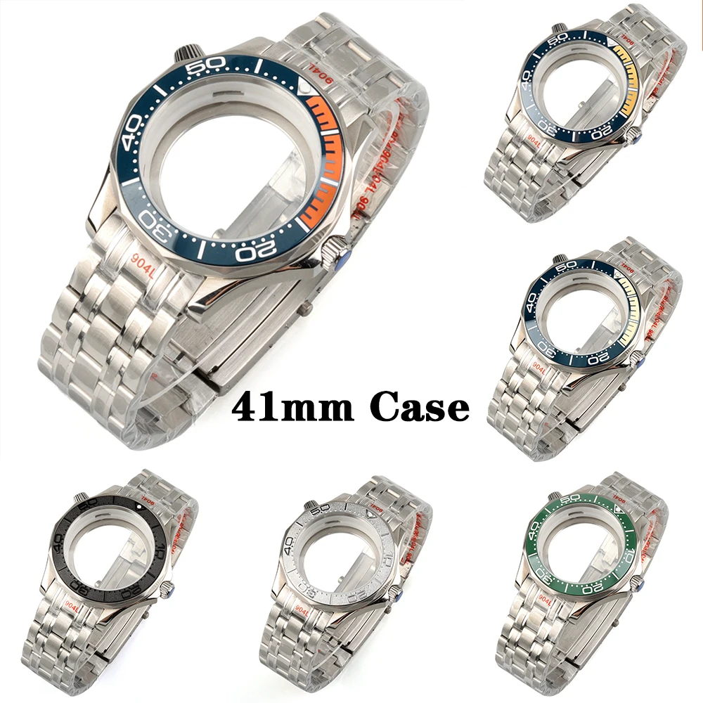 41mm Case With Stainless Steel Bracelet Waterproof Watch Case For Seamaster 300 Seiko NH35 NH36 Movement 31mm Dial NH35 Case
41mm Case With Stainless Steel Bracelet Waterproof Watch Case For Seamaster 300 Seiko NH35 NH36 Movement 31mm Dial NH35 Case