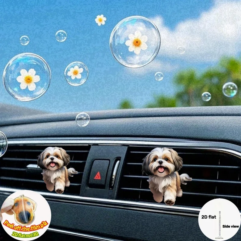 2D Flat Acrylic Cute Puppy Car Air Freshener Auto Interior Decor and accessory Car Fragrance Aromatherapy Diffuser holiday gift
2D Flat Acrylic Cute Puppy Car Air Freshener Auto Interior Decor and accessory Car Fragrance Aromatherapy Diffuser holiday gift