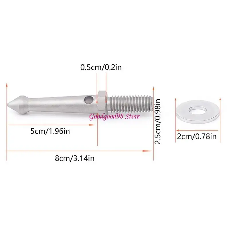 1 Set Universal Tripods Spikes Set Camera Holder Mount Accessories For Stability On Uneven Surfaces with 4mm Wrench
1 Set Universal Tripods Spikes Set Camera Holder Mount Accessories For Stability On Uneven Surfaces with 4mm Wrench
