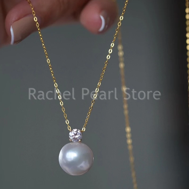 10-11mm Natural Seawater South Sea White Round Pearl Pendant Necklace New High Quality Jewelry Gift For Women Free Shipping
10-11mm Natural Seawater South Sea White Round Pearl Pendant Necklace New High Quality Jewelry Gift For Women Free Shipping