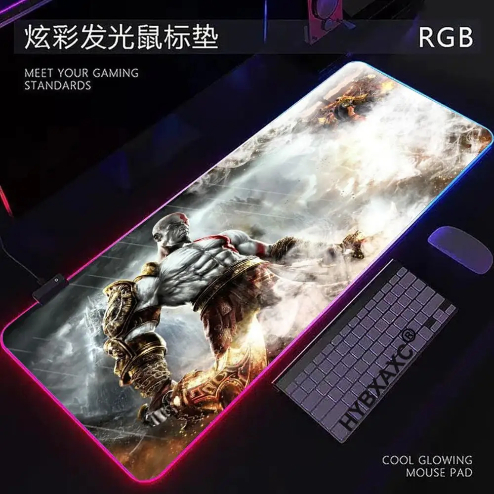 RGB Mouse Pad God of War Desk Mat Gaming Accessories Keyboard Computer Mousepad Gamer Large Pc Cabinet Office Table Carpet Rug
RGB Mouse Pad God of War Desk Mat Gaming Accessories Keyboard Computer Mousepad Gamer Large Pc Cabinet Office Table Carpet Rug