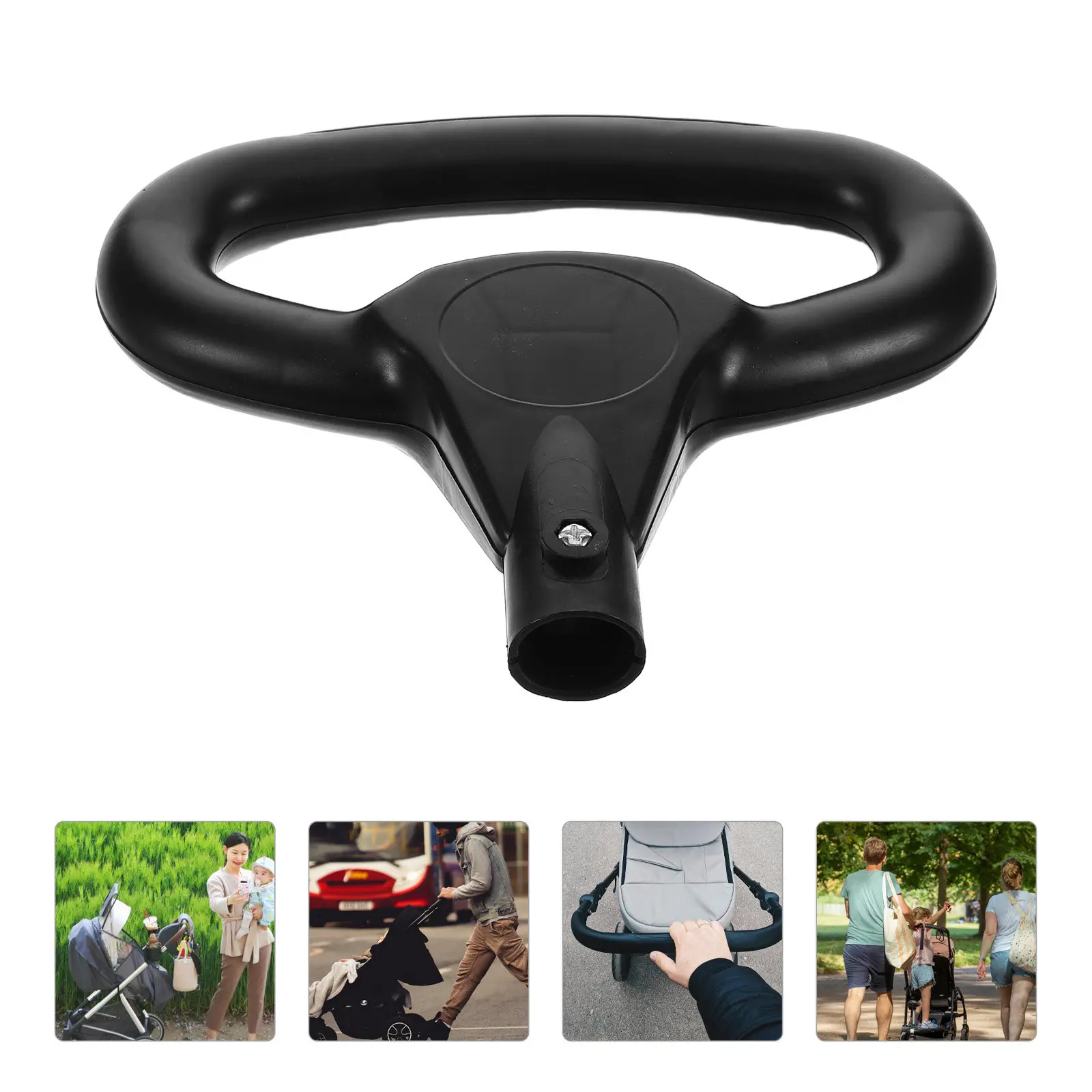 Stroller Handle Attachment O-Shaped Ergonomic Design for Infant Carriage Cart Pull Push Comfort Grip Stable Control
Stroller Handle Attachment O-Shaped Ergonomic Design for Infant Carriage Cart Pull Push Comfort Grip Stable Control