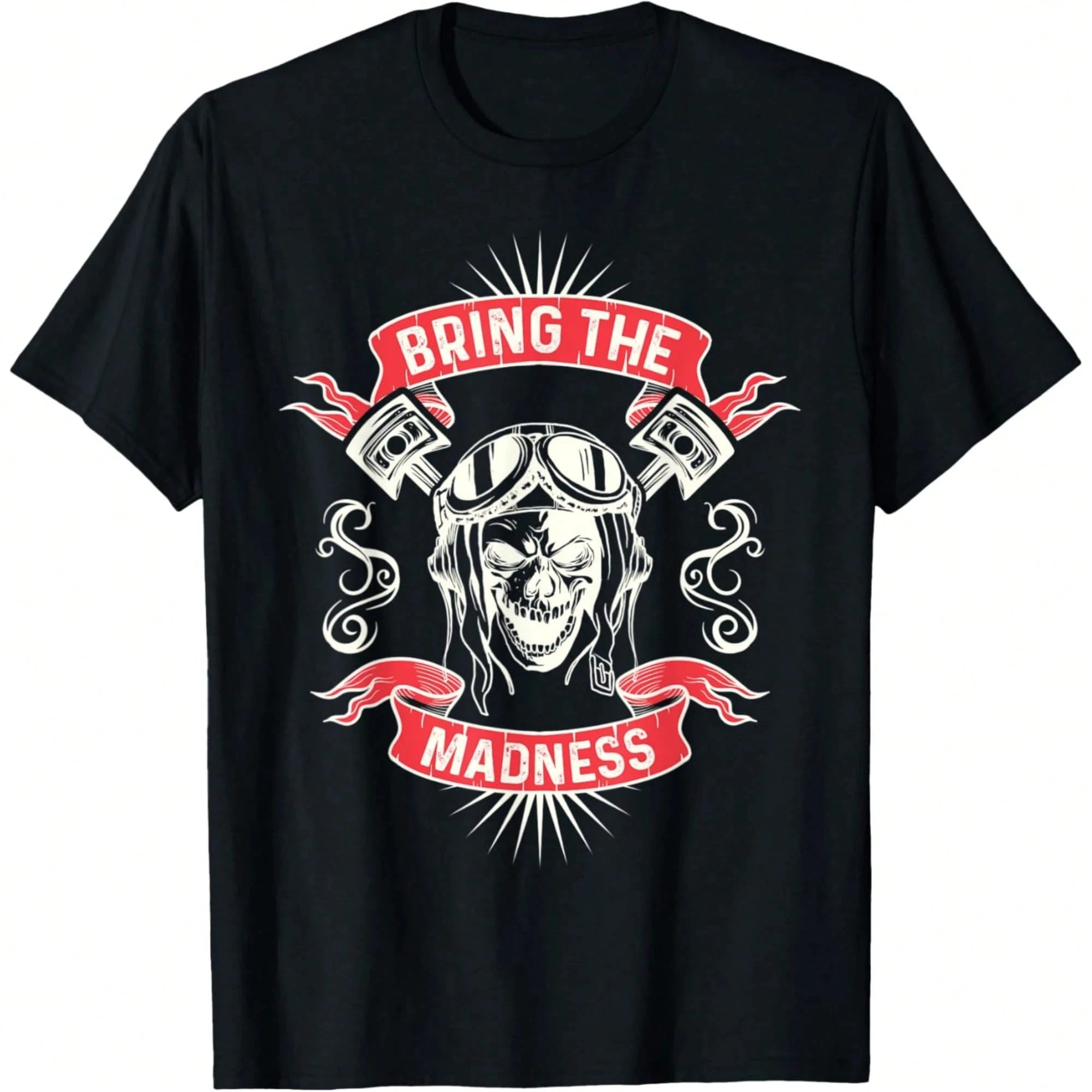 Skullbiker T-Shirt Moto Club Bring The Madness Vintage Bike Rider Shirt Casual Biking Apparel Hip Hop Streetwear Men Clothing
Skullbiker T-Shirt Moto Club Bring The Madness Vintage Bike Rider Shirt Casual Biking Apparel Hip Hop Streetwear Men Clothing