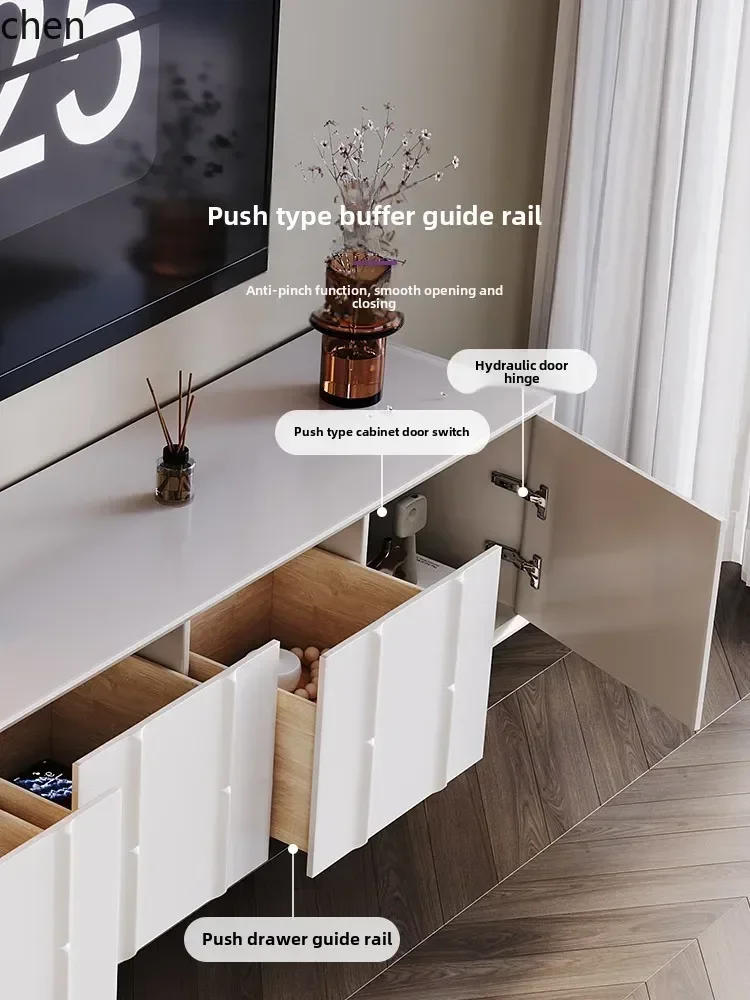 TQH7.2 TV cabinet white simple modern high-footed living room home solid wood storage cabinet home accessories
TQH7.2 TV cabinet white simple modern high-footed living room home solid wood storage cabinet home accessories