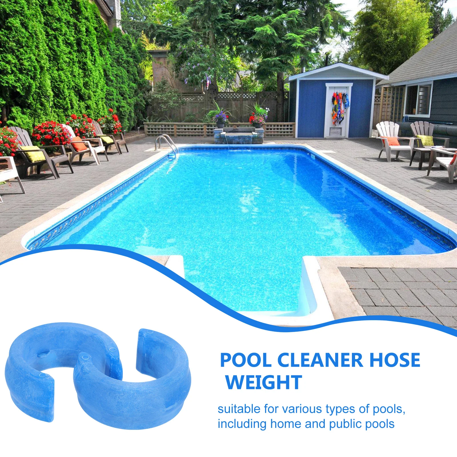 2 Pcs Cleaner Weight Blocks Pool Hose Weights Universal Replacement Part Vacuum Pp
2 Pcs Cleaner Weight Blocks Pool Hose Weights Universal Replacement Part Vacuum Pp