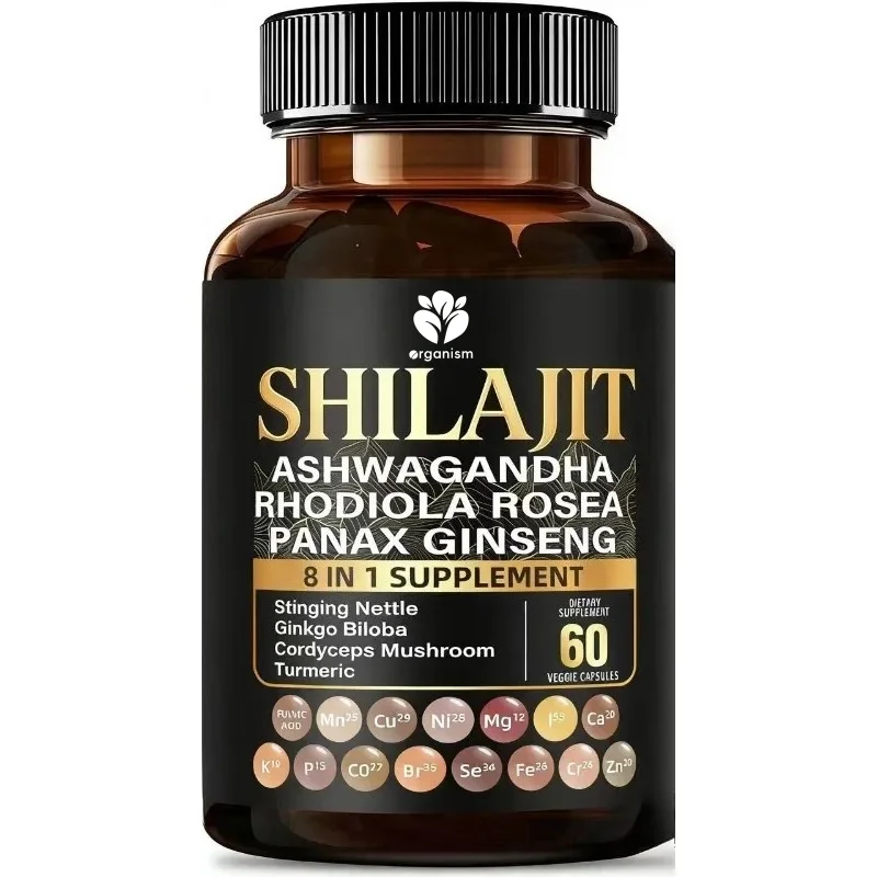 Pure Shilaji Capsules 60 capsules | 8-in-1 formula 25:1 concentrated extract (equivalent to 10000mg)
Pure Shilaji Capsules 60 capsules | 8-in-1 formula 25:1 concentrated extract (equivalent to 10000mg)