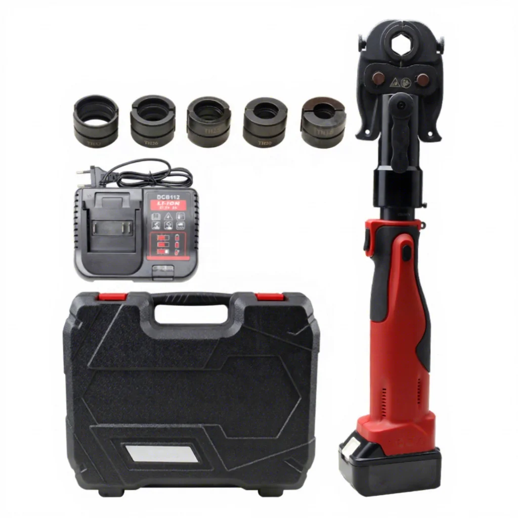 ES-1930 Hydraulic Battery Pipe Press Tool for Stainless Steel/Copper/PEX and Multilayer Pipe 110V-220V DC18V/4.0Ah Lithium Ion
ES-1930 Hydraulic Battery Pipe Press Tool for Stainless Steel/Copper/PEX and Multilayer Pipe 110V-220V DC18V/4.0Ah Lithium Ion